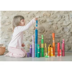 Lola 72-Piece Wooden Building Set
