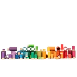 Lola 72-Piece Wooden Building Set
