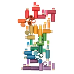 Lola 72-Piece Wooden Building Set