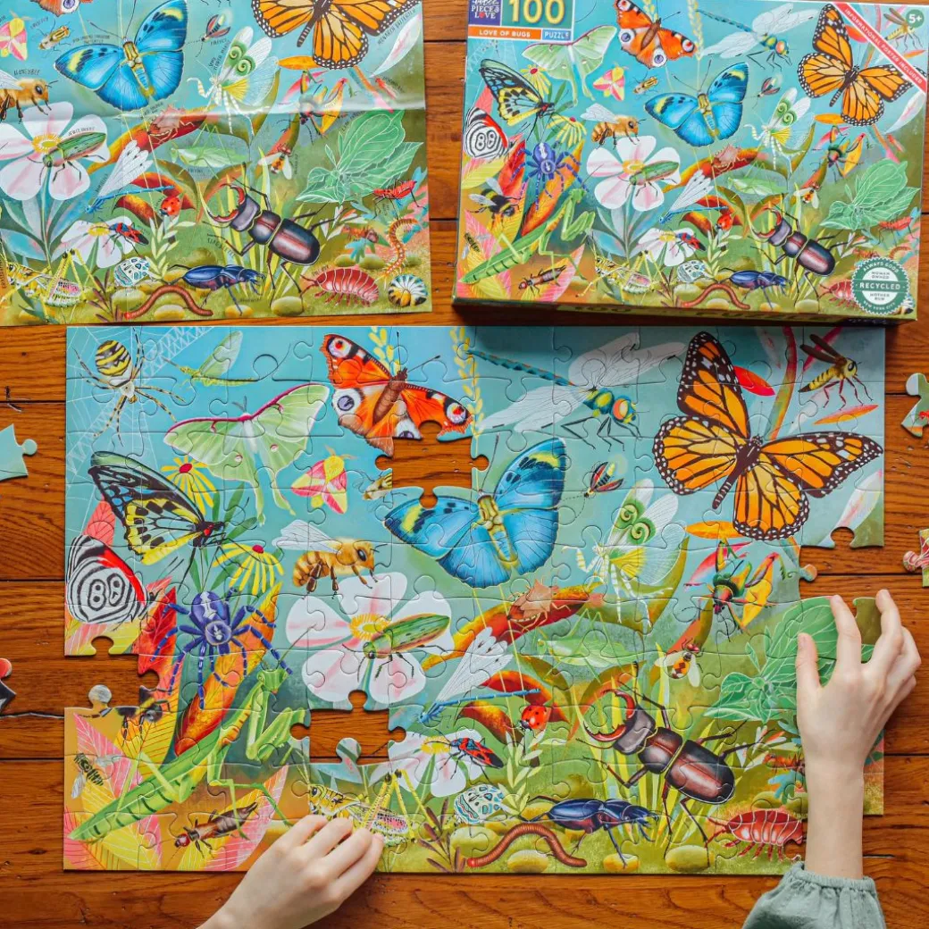 Love of Bugs 100 Piece Jigsaw Puzzle