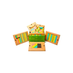 Magnetic Wooden Blocks Classroom Kit - 130 Piece Kit