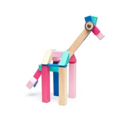 Magnetic Wooden Blocks - 42 Piece Set Blossom