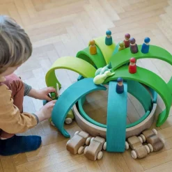 Meadow Green Wooden Rainbow Tunnel