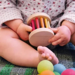 Mini Rolling Wheel Rattle