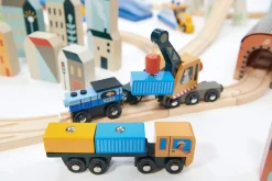 Mountain View Wooden Train Set