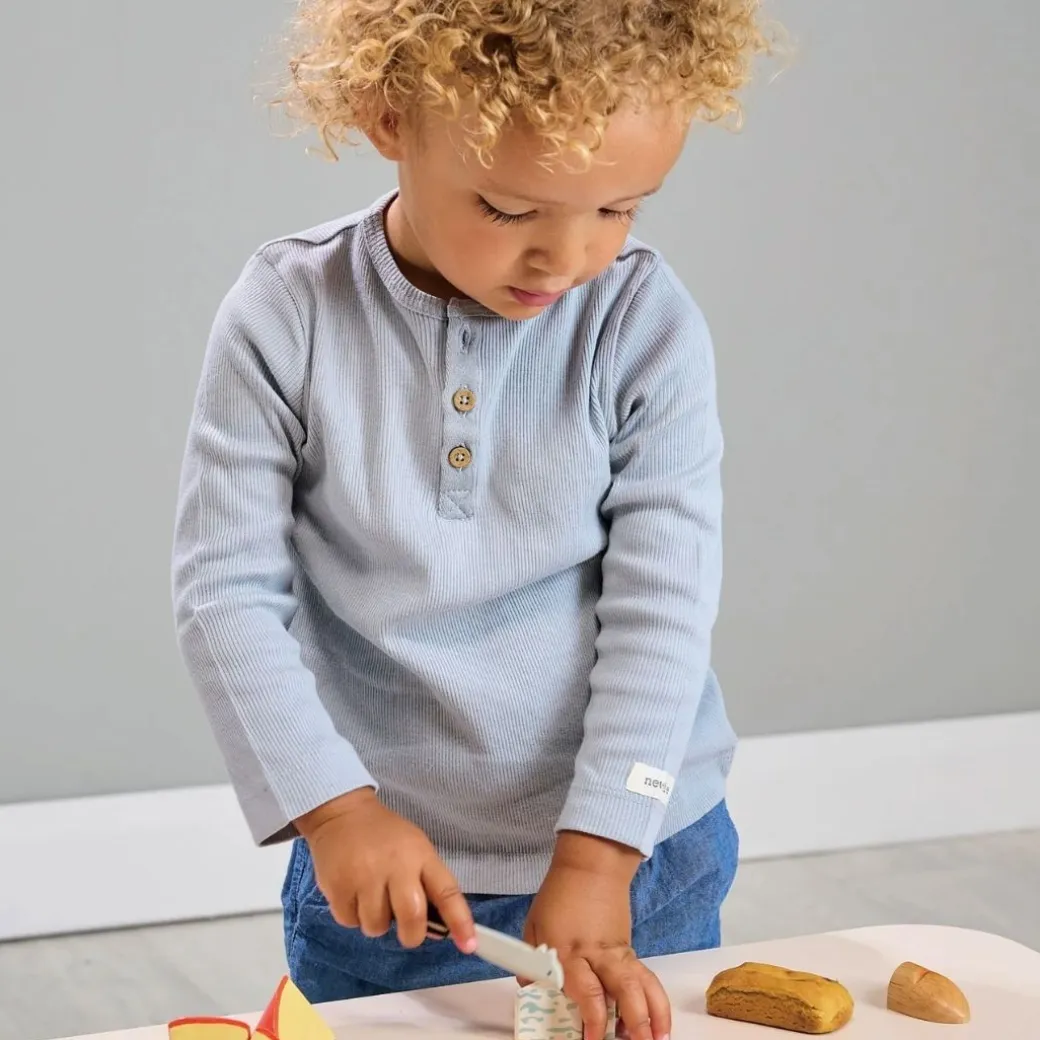 Mouse-shaped Wooden Cheese Board Play Set