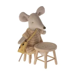 Mouse-Sized Table and Stool Set