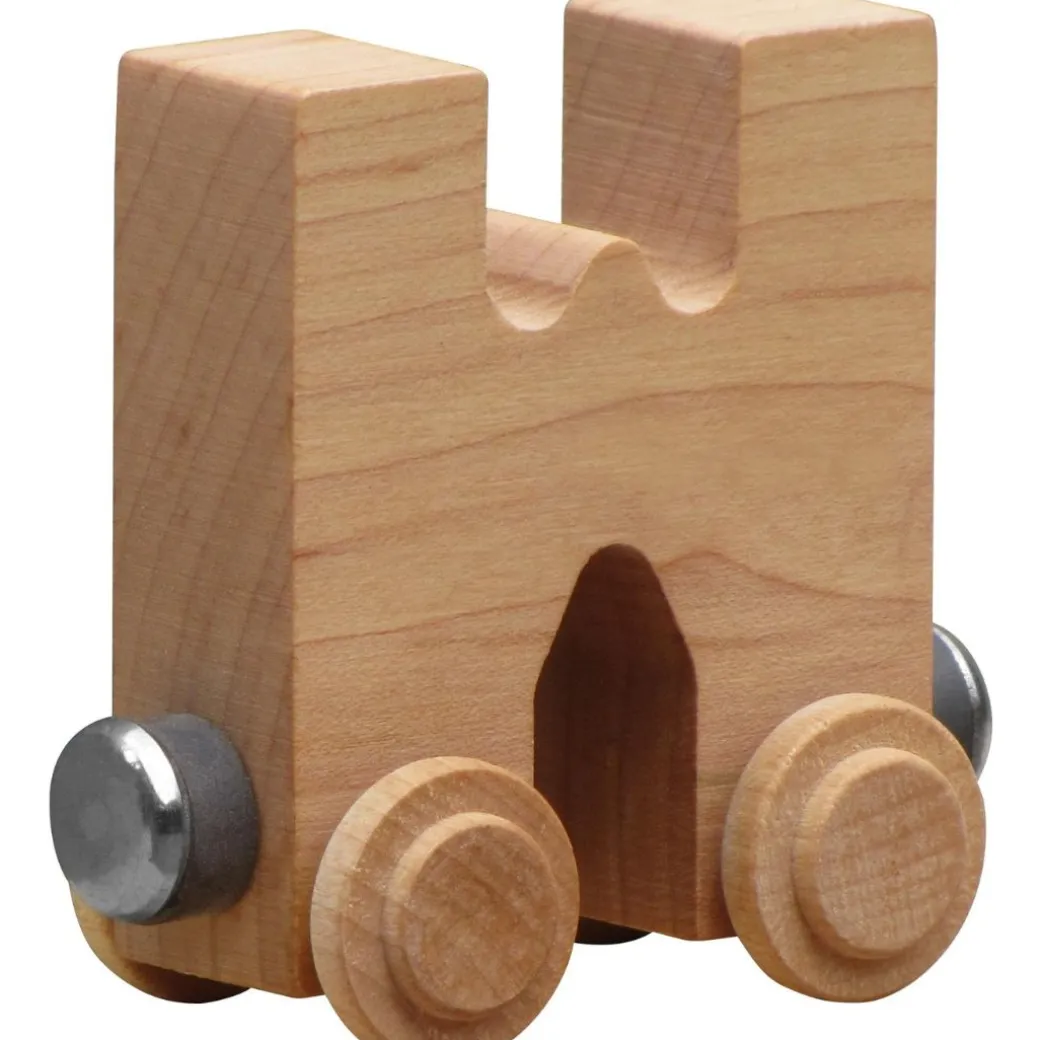 Natural Wooden Name Train Letters