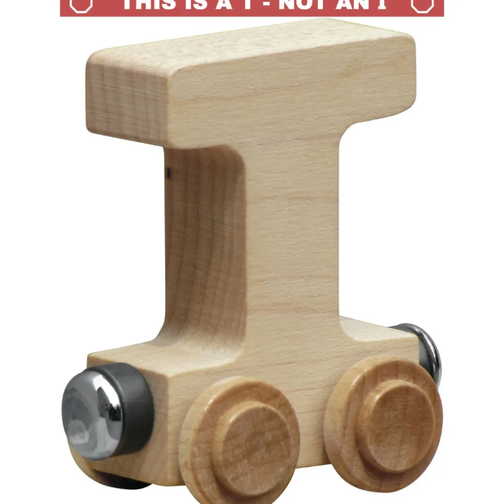 Natural Wooden Name Train Letters