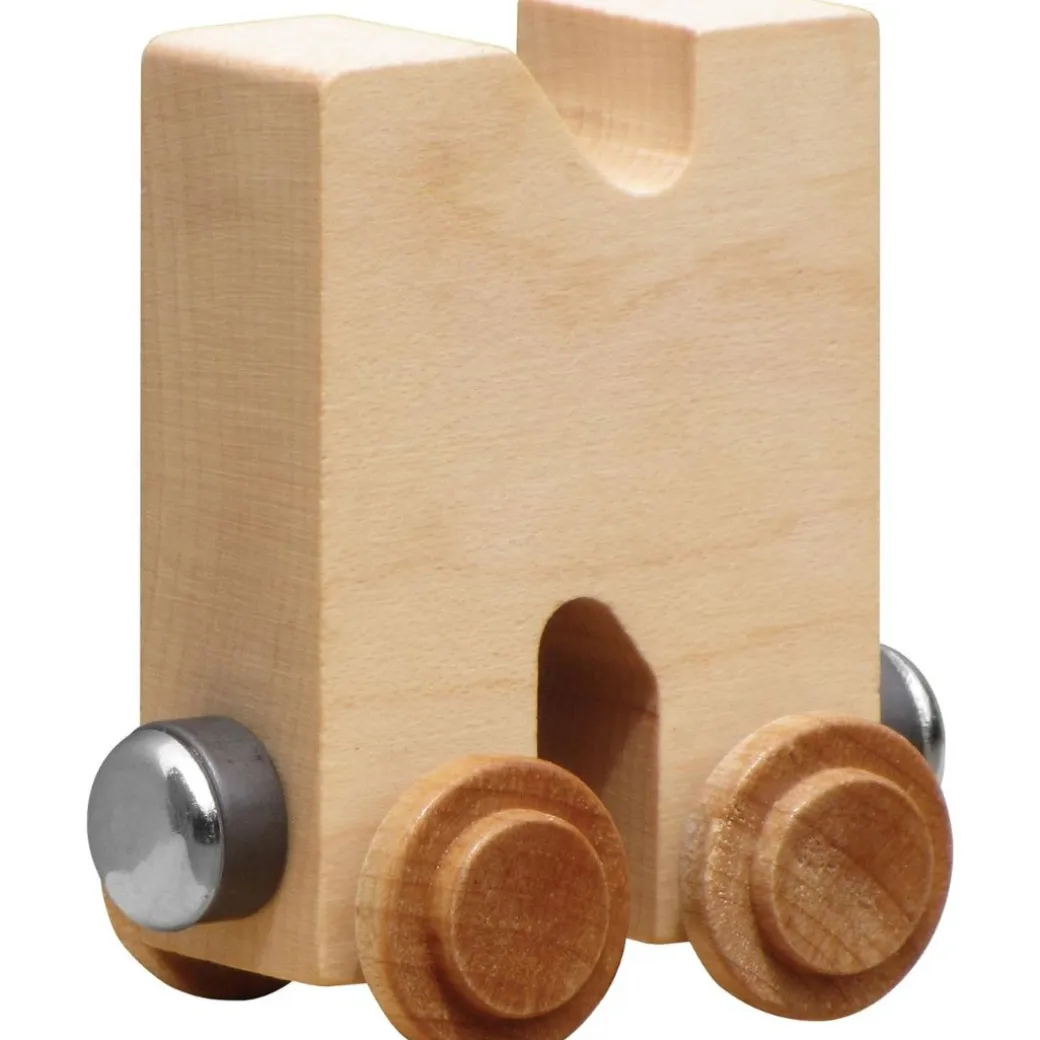 Natural Wooden Name Train Letters