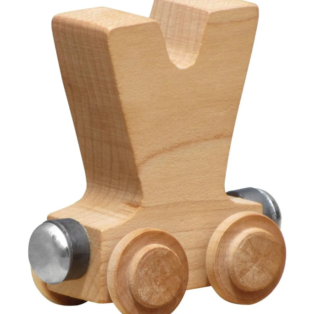 Natural Wooden Name Train Letters