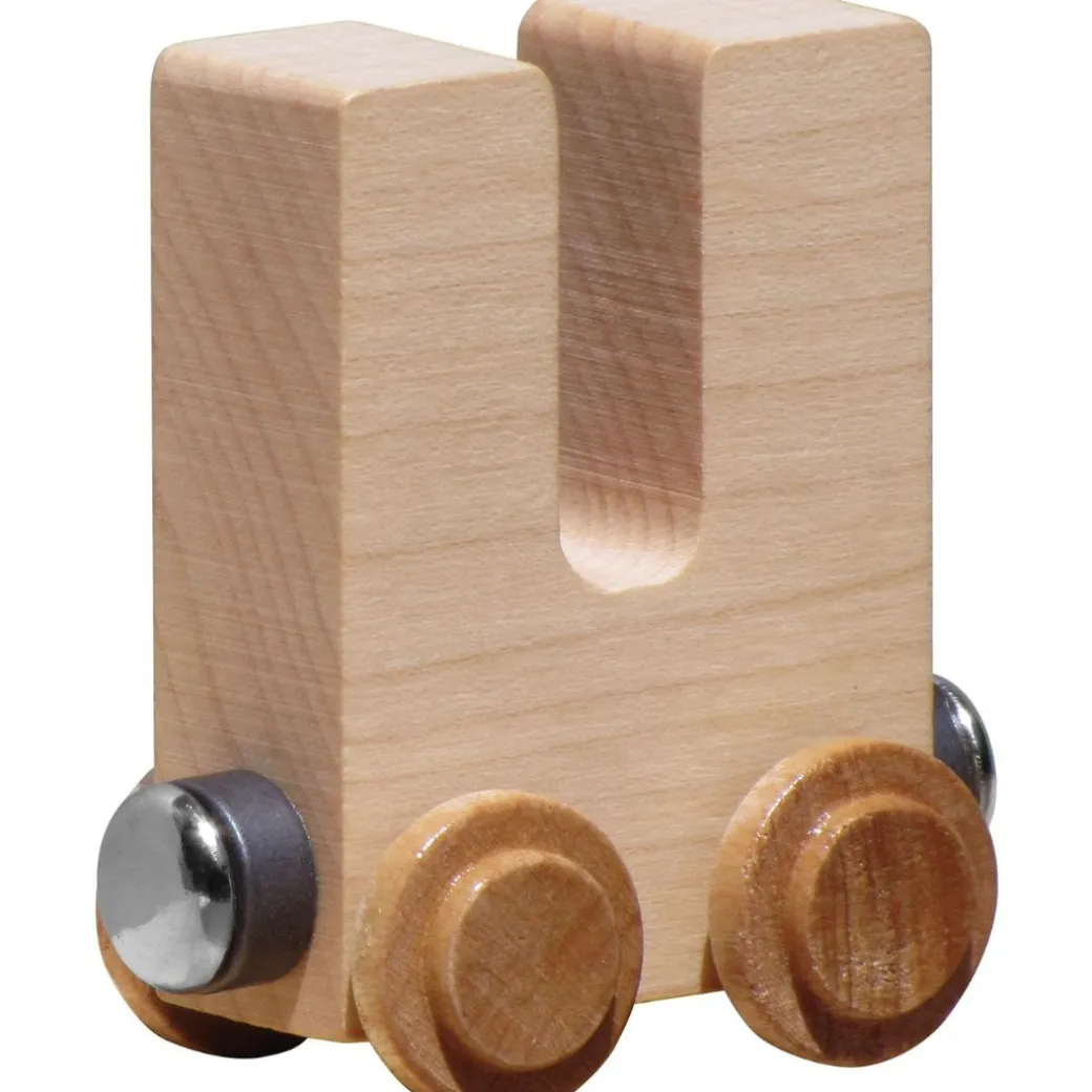 Natural Wooden Name Train Letters