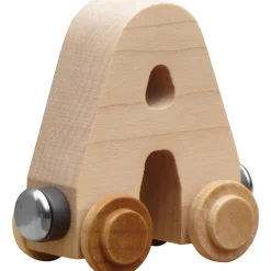Natural Wooden Name Train Letters