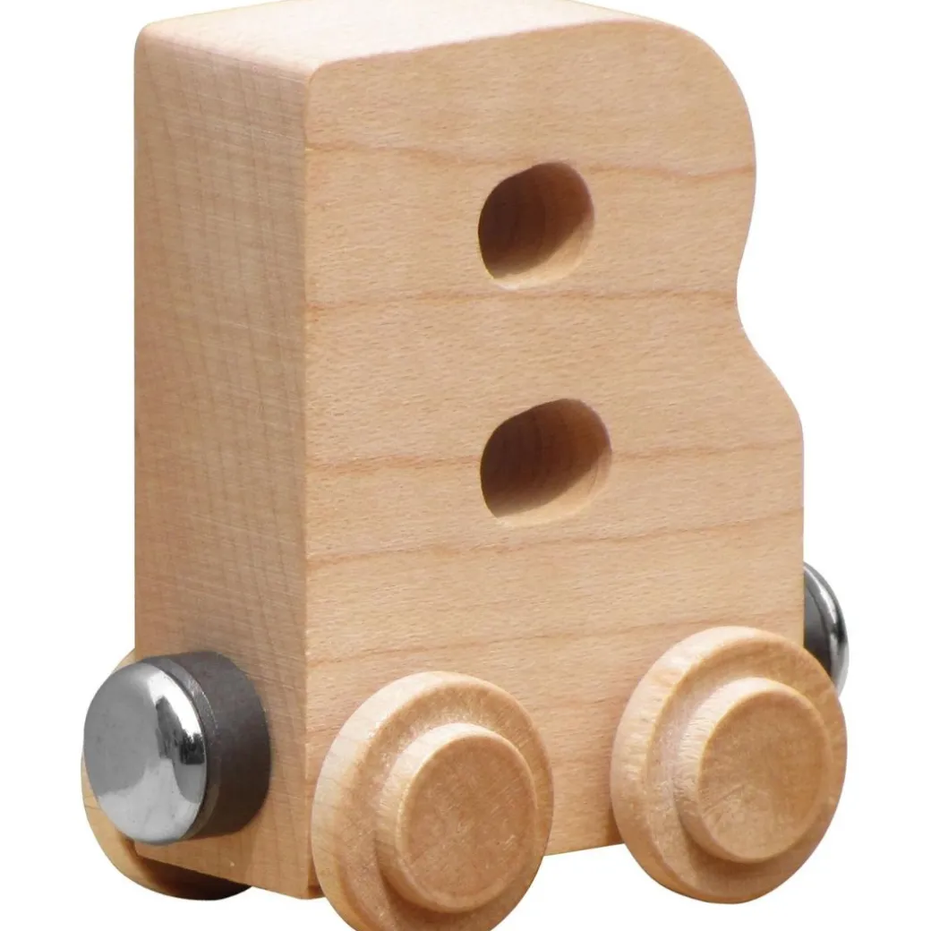 Natural Wooden Name Train Letters