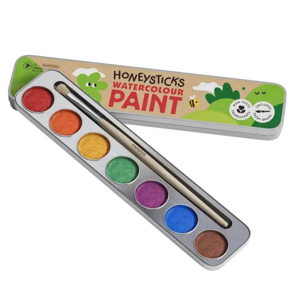 Non-Toxic Watercolor Paint Set - 7 pack