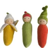 Organic Rattle Doll - Carrot