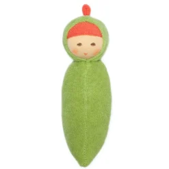 Organic Rattle Doll - Peapod
