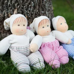 Organic Waldorf Baby Doll - Pink (Multiple Skin Tones)