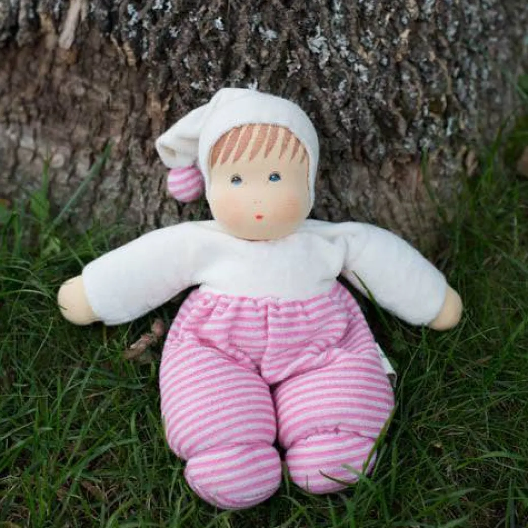 Organic Waldorf Baby Doll - Pink (Multiple Skin Tones)