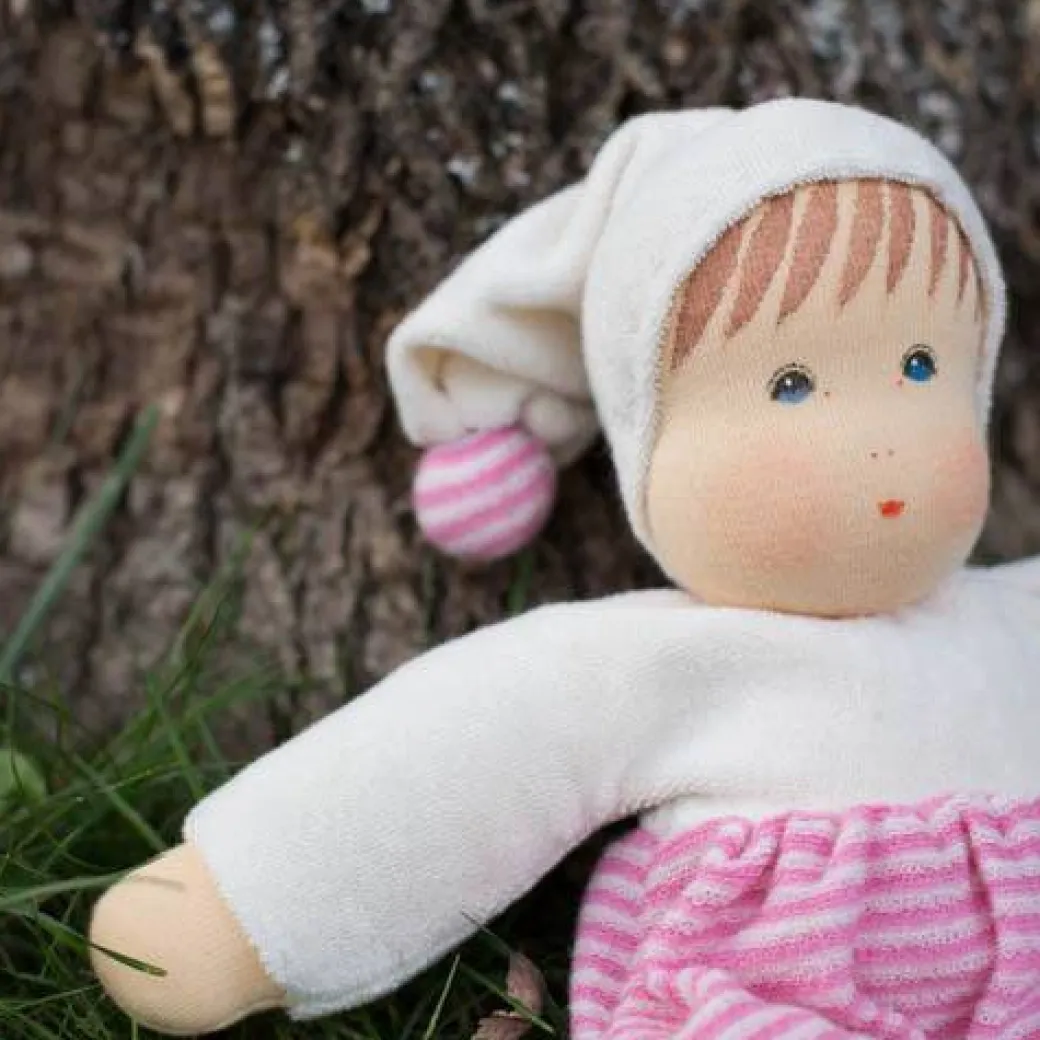 Organic Waldorf Baby Doll - Pink (Multiple Skin Tones)