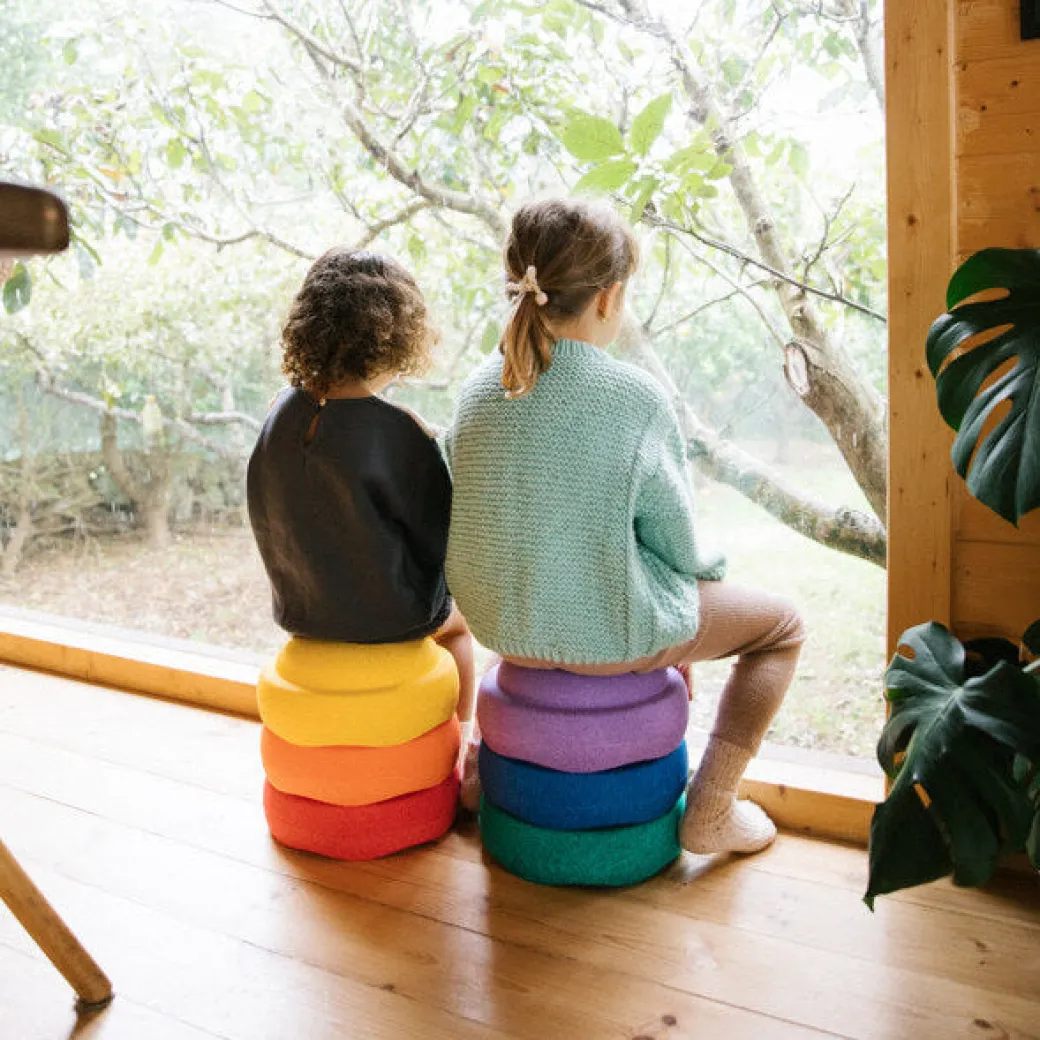 Original Rainbow Balance and Stepping Stone Set