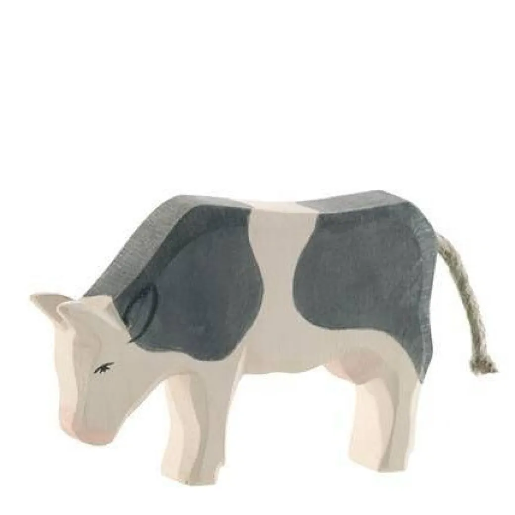 Ostheimer Cow, Black and White, Eating