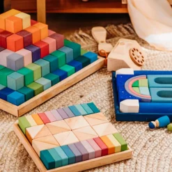 Pastel Duo Wooden Block Set