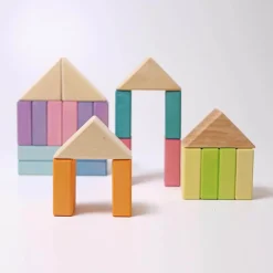 Pastel Duo Wooden Block Set