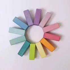 Pastel Duo Wooden Block Set
