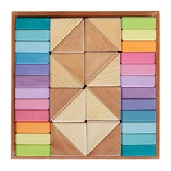 Pastel Duo Wooden Block Set
