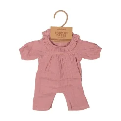 Pink Doll Pajamas and Hat - 15"