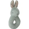 Rabbit Rattle Baby Gift Set - Mint