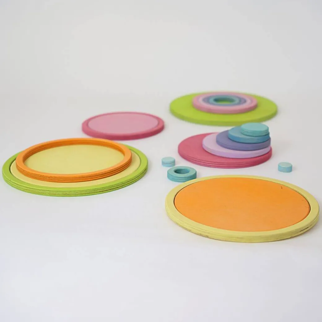 Rainbow Circles and Rings Set