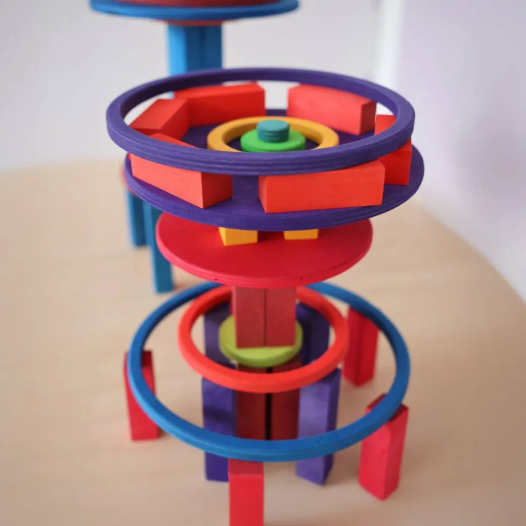 Rainbow Circles and Rings Set