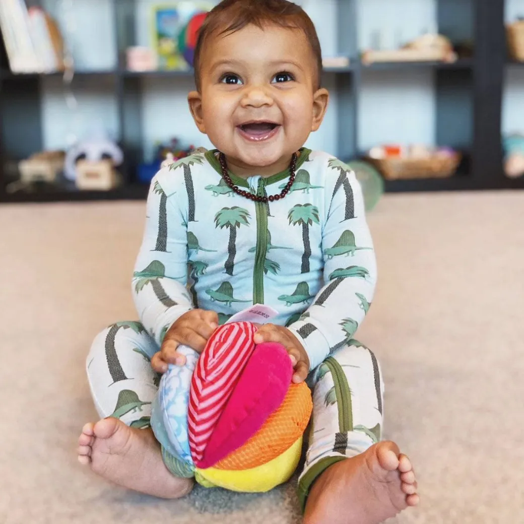 Rainbow Fabric Baby Ball