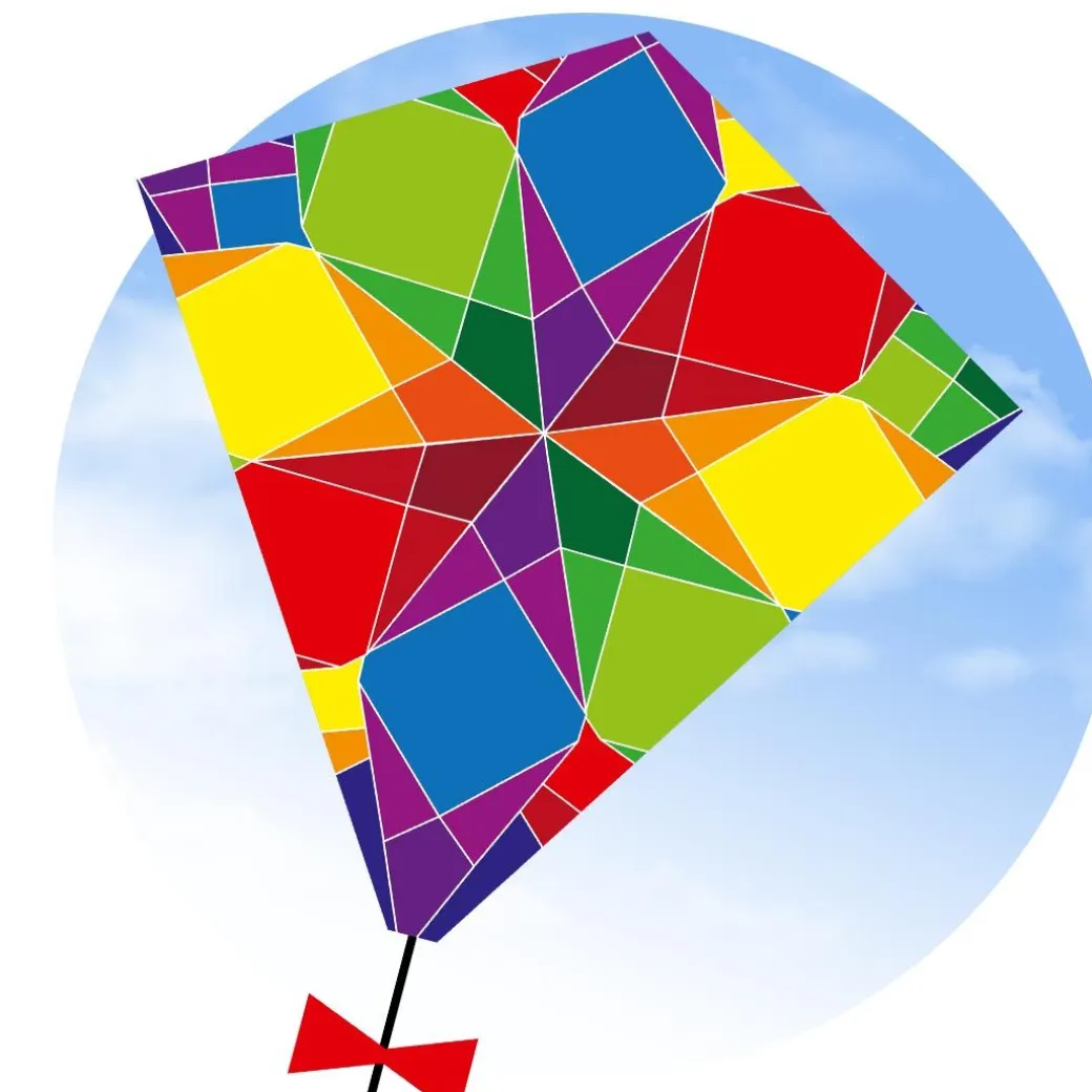 Rainbow Mosaic Kite