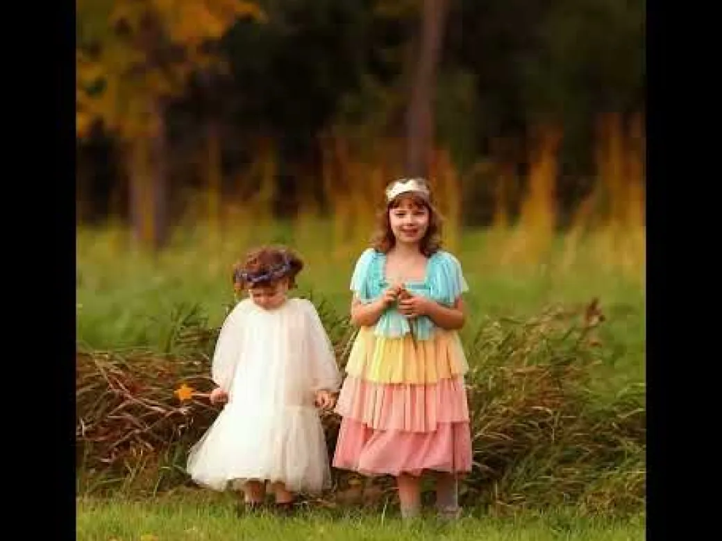 Rainbow Ruffle Princess Costume Set