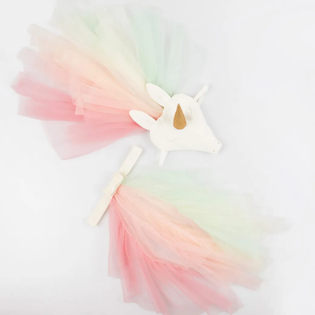 Rainbow Unicorn Costume Set
