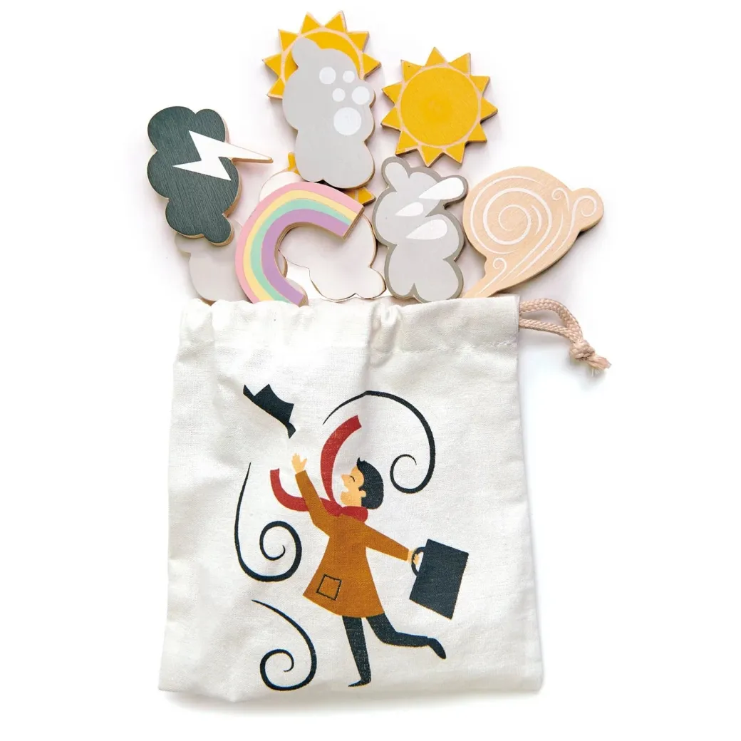 Seasonal Wooden Weather Station