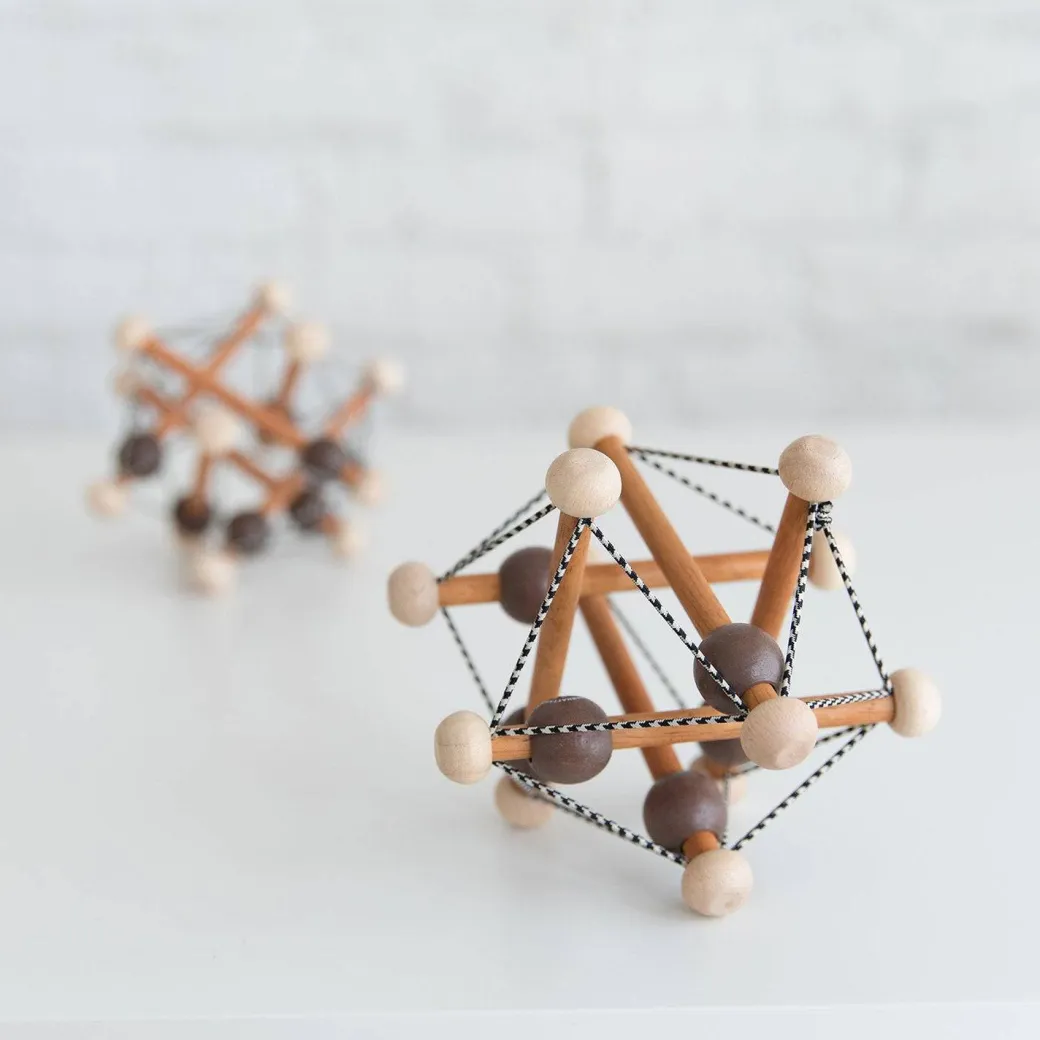 Skwish Wooden Baby Rattle & Teething Toy