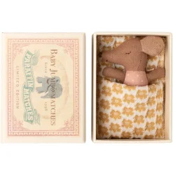 Sleepy Wakey Baby Mouse in a Matchbox