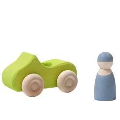 Small Green Convertible - Wooden Toy Car