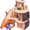 Small Wooden Tree House Dollhouse