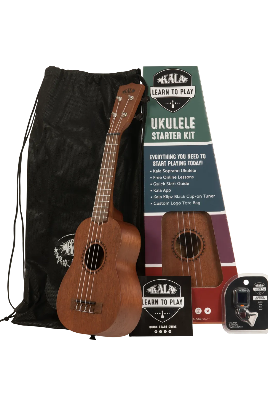 Soprano Ukulele - Learn to Play Starter Kit