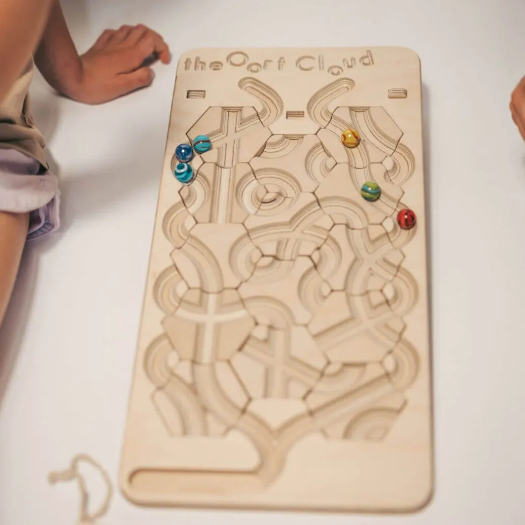 The Oort Cloud Marble Run Puzzle Game