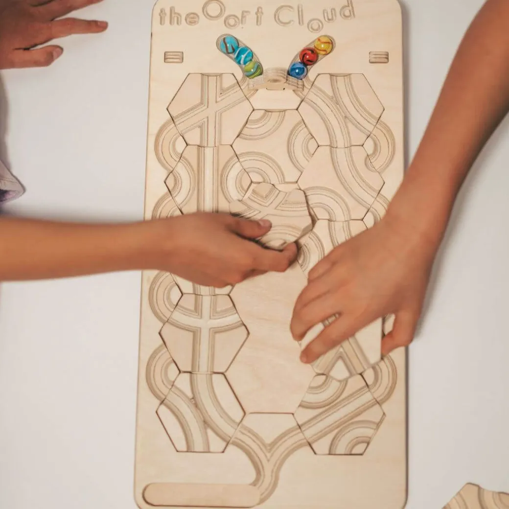 The Oort Cloud Marble Run Puzzle Game