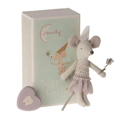 Tooth Fairy Mouse in a Matchbox - Little Sister