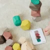 Towering Wooden Stones Block Set