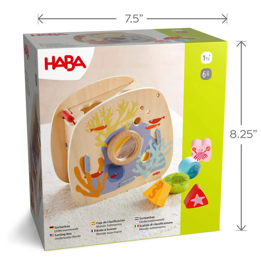 Underwater World Wooden Shape Sorter