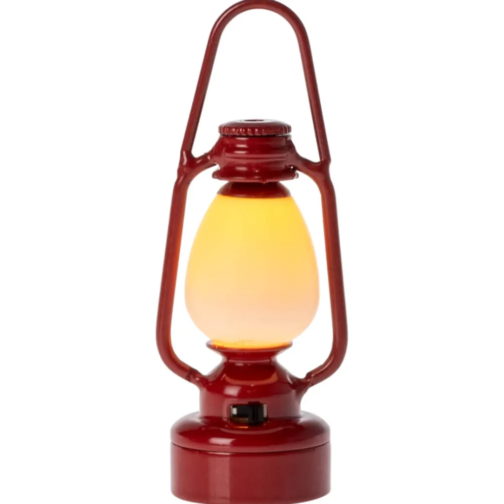 Vintage Red Dollhouse Lantern